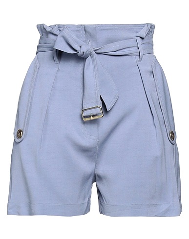 ELISABETTA FRANCHI Shorts & Bermuda Lilac 81% Viscose, 17% Virgin Wool, 2% Elastane