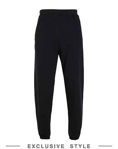 ARIES x YOOX Casual trouser Black 100% Cotton