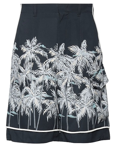 PALM ANGELS Shorts & Bermuda Black 100% Silk