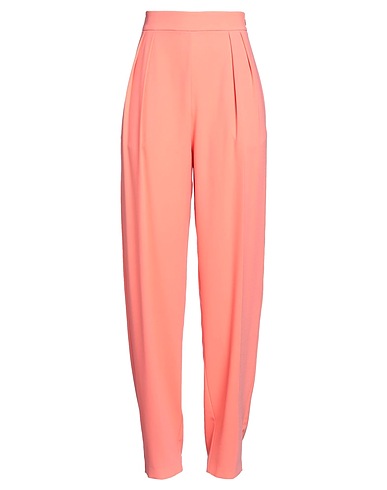 PATRIZIA PEPE SERA Casual trouser Salmon pink 89% Polyester, 11% Elastane