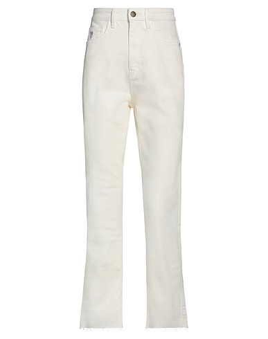 DESIGUAL Pantaloni jeans Panna 99% Cotone, 1% Elastan