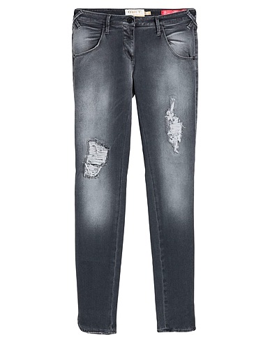 MET JEANS Denim trousers Black 98% Cotton, 2% Elastane, Polyester