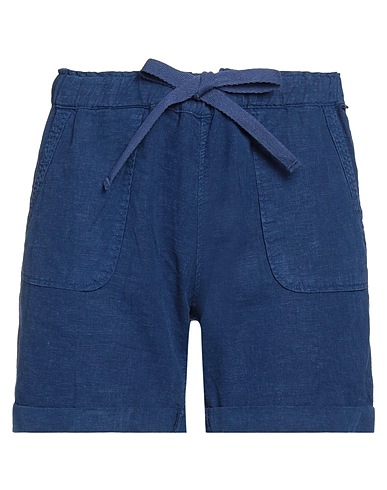 NAPAPIJRI Shorts & Bermuda Blue 55% Linen, 45% Viscose