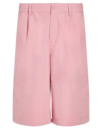 8 by YOOX Shorts & Bermuda PLEATED LONG SHORTS
 Rosa 88% Poliestere riciclato, 12% Cotone