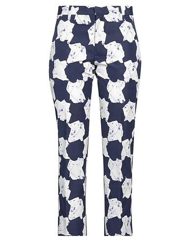 JIL SANDER Casual trouser Navy blue 100% Cotton