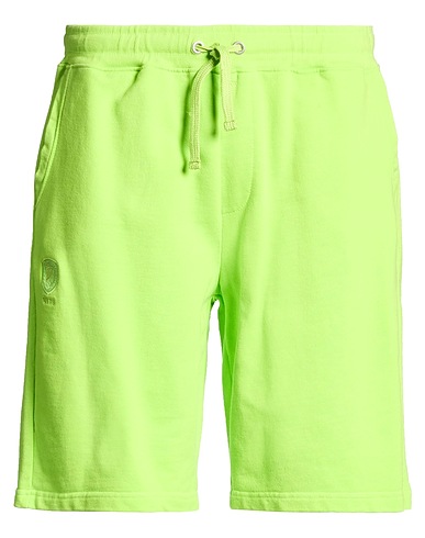 BLAUER. Shorts & Bermuda Lime green 100% Cotton