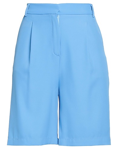 SHOPART Shorts & Bermuda Azure 97% Polyester, 3% Elastane