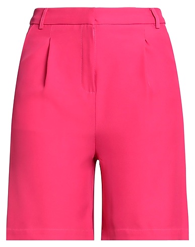 SHOPART Shorts & Bermuda Fuchsia 97% Polyester, 3% Elastane