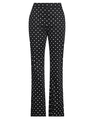 GAëLLE Paris Casual pants Black 97% Cotton, 3% Elastane