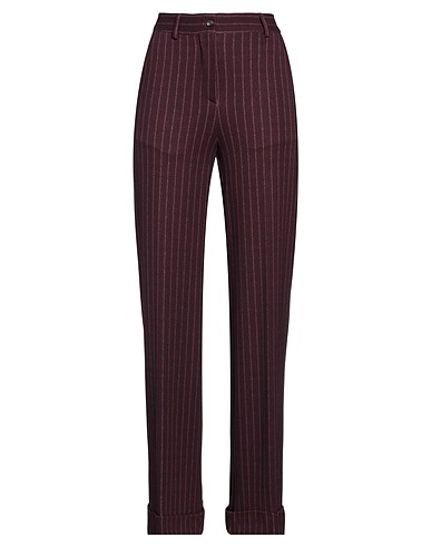 VI TO VI Casual pants Plum 95% Viscose, 5% Elastane