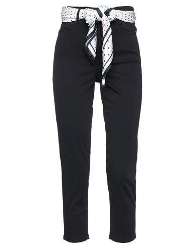 GUESS Pantalon Noir 85% Coton, 11% Élastomultiester, 4% Élasthanne
