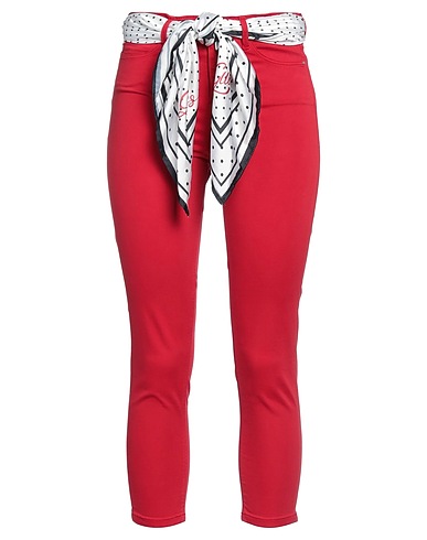 GUESS Casual trouser Red 85% Cotton, 11% Elastomultiester, 4% Elastane