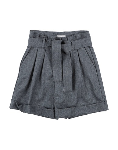 MONCLER Shorts & Bermuda Grey 100% Virgin Wool