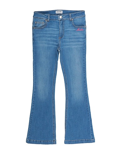 MOSCHINO KID Pantaloni jeans Blu 99% Cotone, 1% Elastan, Poliestere