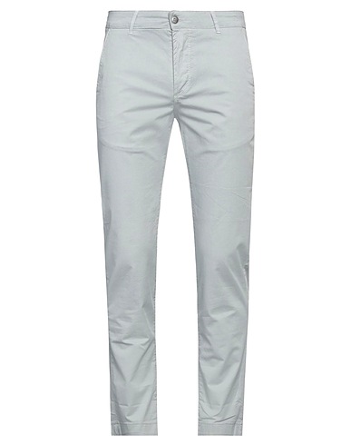 CAMOUFLAGE AR AND J. Casual pants Light grey 97% Cotton, 3% Elastane