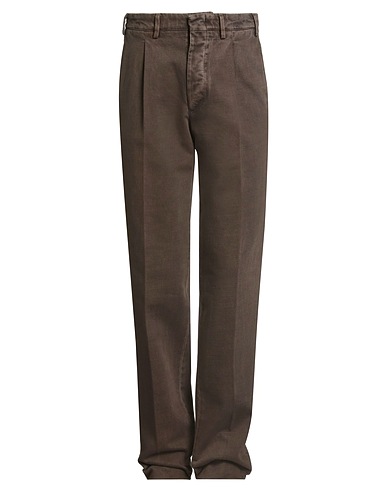 THE GIGI Pantaloni jeans Marrone 100% Cotone