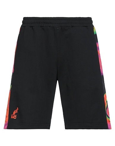 AUSTRALIAN Shorts & Bermuda Black 100% Cotton