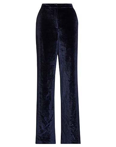 SELF-PORTRAIT Casual pants Midnight blue 93% Polyester, 7% Elastane
