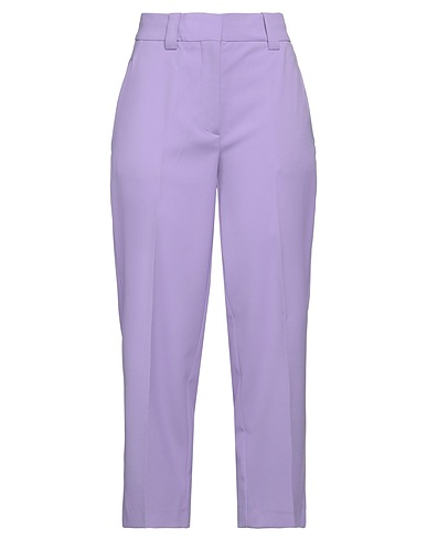 ERIKA CAVALLINI Casual trouser Lilac 68% Polyester, 29% Viscose, 3% Elastane