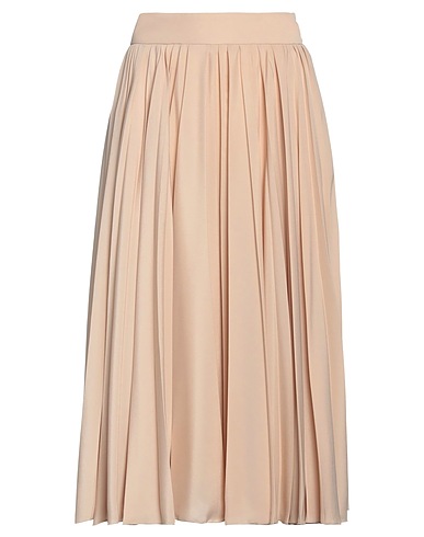 PESERICO Midi skirt Sand 100% Polyester