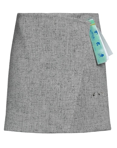 OFF-WHITE™ Mini skirt Grey 100% Wool