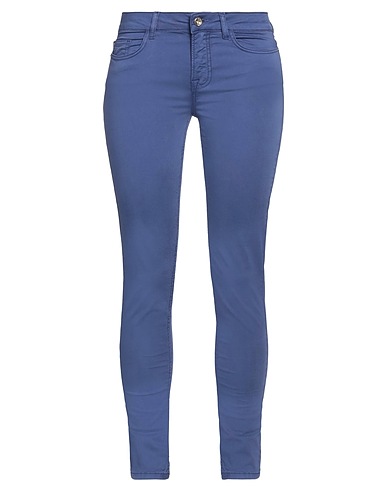 RELISH Casual trouser Blue 97% Cotton, 3% Elastane