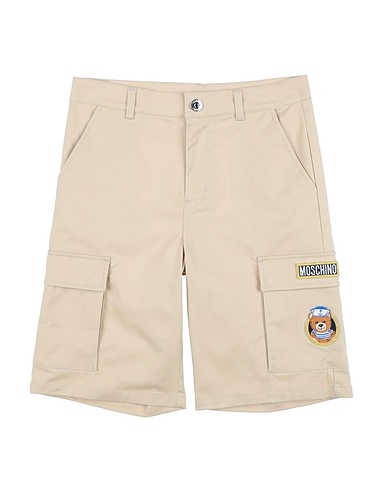 MOSCHINO KID Shorts & Bermuda Sand 97% Cotton, 3% Elastane, Polyester