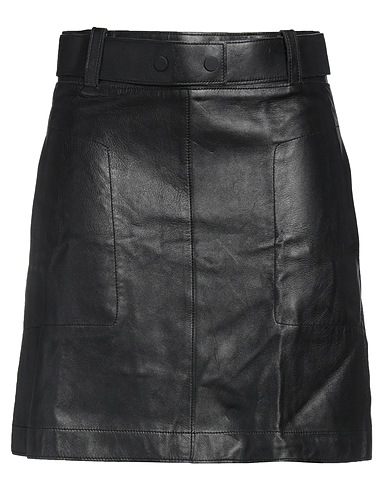 3.1 PHILLIP LIM Mini skirt Black 100% Lambskin