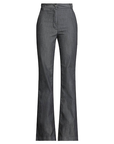 DIANE VON FURSTENBERG Denim trousers Charcoal 65% Cotton, 35% Polyester
