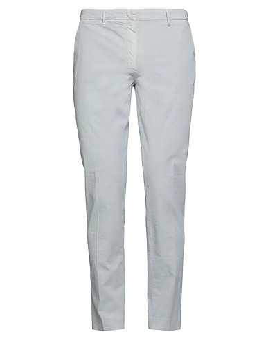 MASON'S Casual trouser Light grey 98% Cotton, 2% Elastane