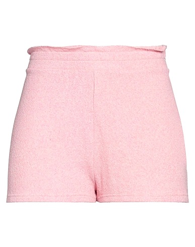 LOVESHACKFANCY Shorts & Bermuda Pink 74% Cotton, 24% Polyester, 2% Elastane