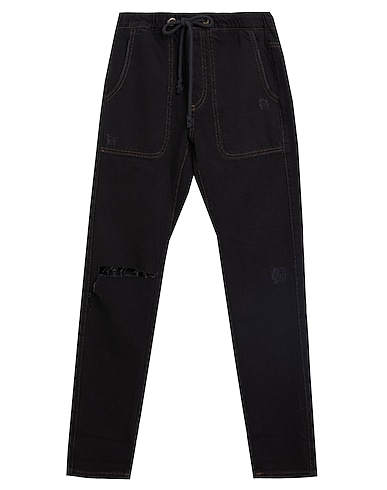 ONE TEASPOON Denim trousers Black 80% Cotton, 20% Recycled cotton