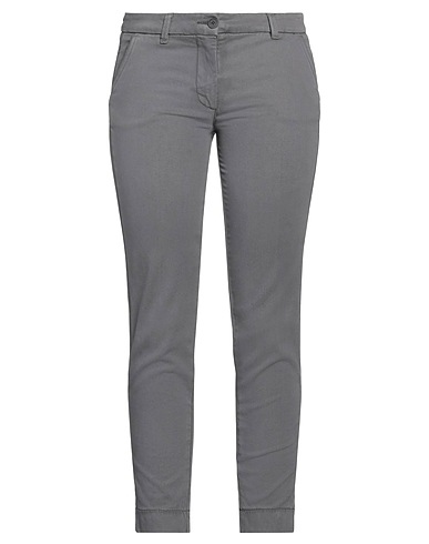 BRUNO MANETTI Casual trouser Lead 69% Cotton, 29% Lyocell, 2% Elastane