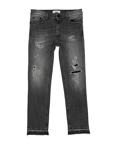DONDUP Denim pants Black 98% Cotton, 2% Elastane