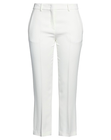 ERMANNO SCERVINO Pantalone Bianco 51% Acetato, 49% Viscosa