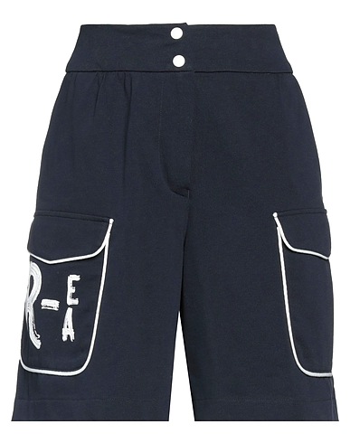 EMPORIO ARMANI Shorts & Bermuda Midnight blue 100% Cotton