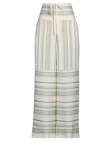 JIL SANDER+ Casual trouser Military green 100% Silk