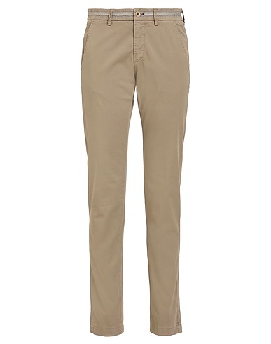 MASON'S Casual trouser Taupe 98% Cotton, 2% Elastane