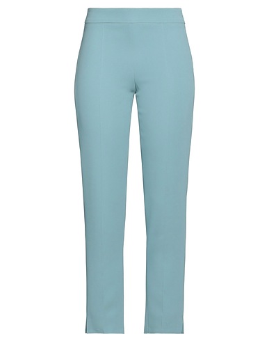 EMPORIO ARMANI Casual trouser Sky blue 50% Viscose, 47% Acetate, 3% Elastane