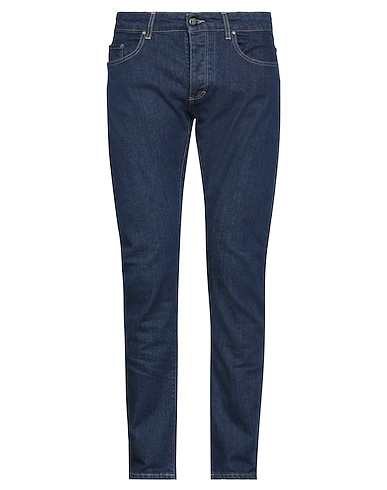 FRANKIE MORELLO Denim trousers Blue 99% Cotton, 1% Lycra®