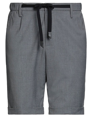 SQUAD² Shorts & Bermuda Grigio 69% Altre Fibre, 29% Viscosa, 2% Elastan