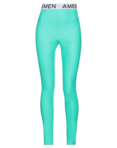 AMEN Leggings Turchese 78% Poliammide, 22% Elastan