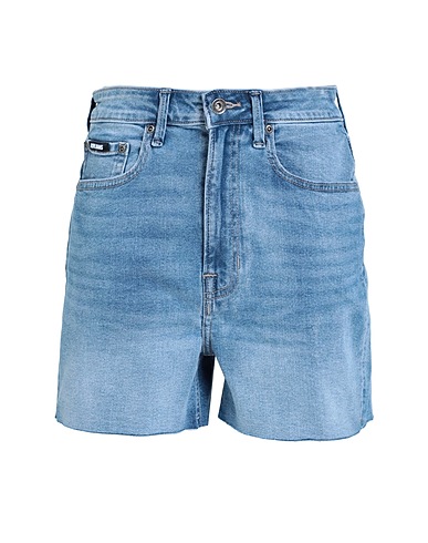 DKNY Denim shorts Blue 99% Cotton, 1% Elastane