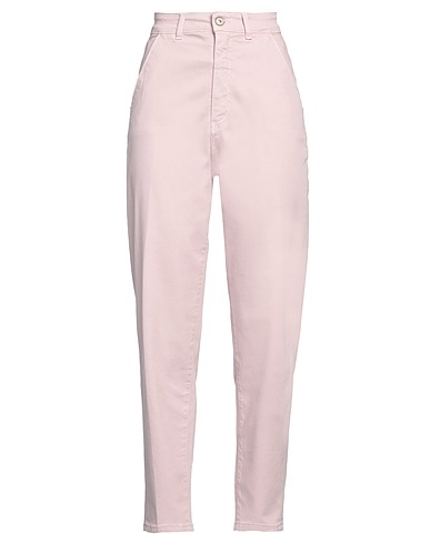 NOIR AND BLEU Casual trouser Light pink 97% Cotton, 3% Elastane