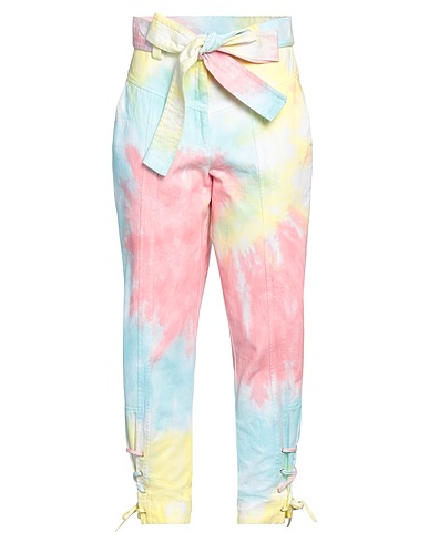 LOVESHACKFANCY Pantalone Giallo 100% Cotone