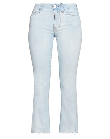 FRAME Denim trousers Blue 92% Cotton, 5% Polyester, 3% Elastane