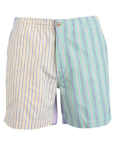 POLO RALPH LAUREN Shorts & Bermuda 6-INCH POLO PREPSTER OXFORD SHORT
 Pastel yellow 100% Cotton