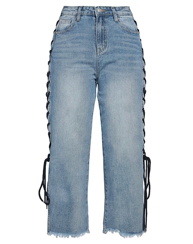 CUBIC Denim trousers Blue 100% Cotton