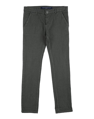 MANUELL & FRANK Pantalone Verde militare 98% Cotone, 2% Elastan