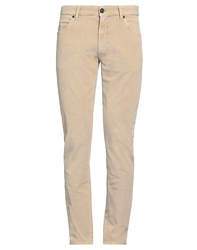 PT Torino Casual trouser Beige 98% Cotton, 2% Elastane